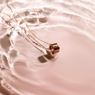 Ducale pendant, 18K pink gold, 5 mm 