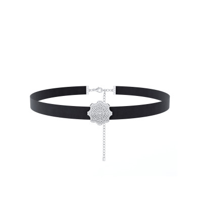 Kazanskiy choker, 18K white gold, diamonds