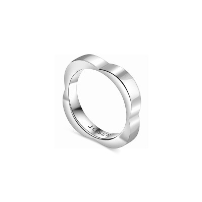 Ducale ring, 18K white gold, 4 mm