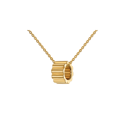 Memphis pendant, 18K yellow gold, 5 mm