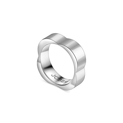 Ducale ring, 18K white gold, 6 mm