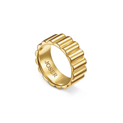 Memphis ring, 18K yellow gold, 8 mm