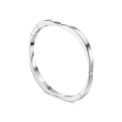 Ducale bracelet, 18K white gold, 4 mm