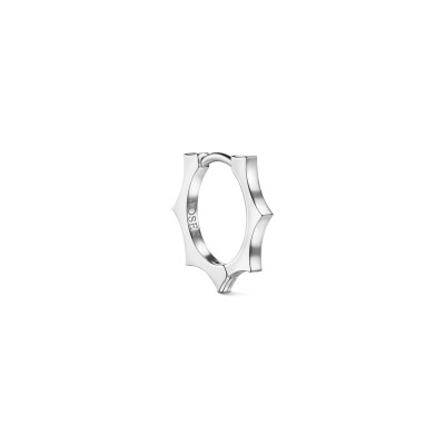 Parthenon piercing earring, 18k white gold, 1 mm (sizes S,M)