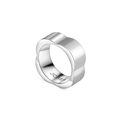 Ducale ring, 18K white gold, 8 mm