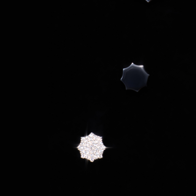 Parthenon Small Pendant, 18K White Gold, 8 mm