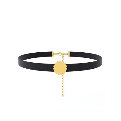 Memphis choker, 18K yellow gold