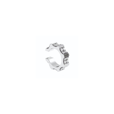 Kazanskiy cuff, 18K white gold, diamonds,  3 mm (sizes S,M,L)