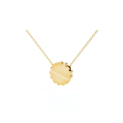 Memphis Medium Pendant, 18K Yellow Gold, 12 mm