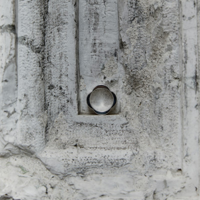 Ducale ring, 18K white gold, 4 mm