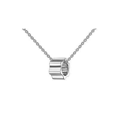 Kazanskiy pendant, 18K white gold, 5 mm