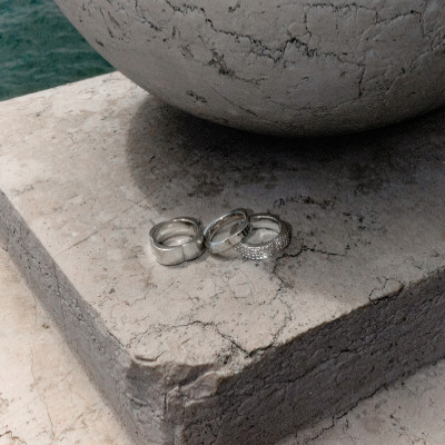 Ducale ring, 18K pink gold, 4 mm