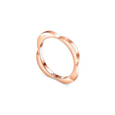 Ducale ring, 18K pink gold, 2 mm