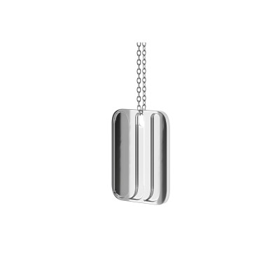 Veritas pendant, silver, M, "Firmitas, Utilitas, Venustas"