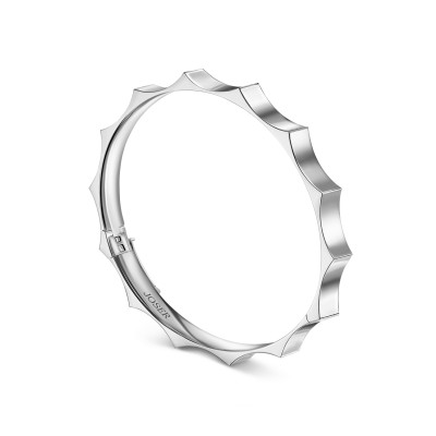 Parthenon bracelet, 18K white gold, 6 mm