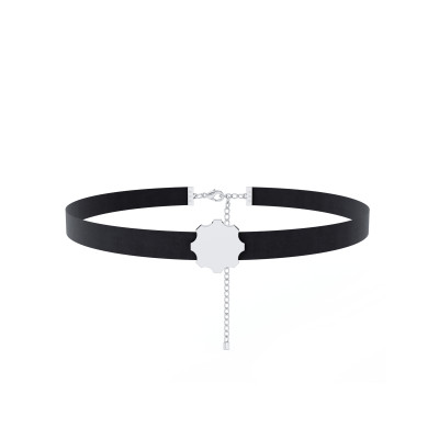 Kazanskiy choker, 18K white gold