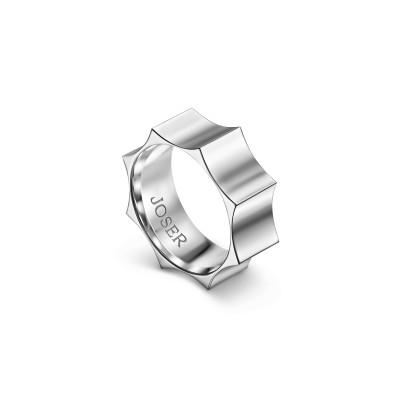 Parthenon ring, 18K white gold, 8 mm
