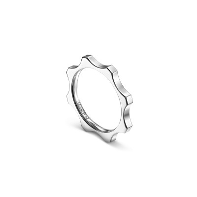 Kazanskiy ring, 18K white gold, 2 mm